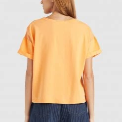 Schlussverkauf 🛒 Khujo REAGAN - T-Shirt Print - Orange, Damen 👏 -khujo Verkaufsladen 4cd45239290648299fcabc0e9b47e5c7
