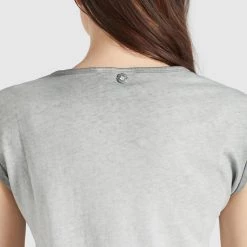 Coupon 😍 Khujo VIRGO - Top - Grau, Damen 💯 -khujo Verkaufsladen 4ce1b484266c4fd2b8cc37c2e3083d26