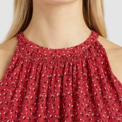 Bester Verkauf 🧨 Khujo KELSA - Freizeitkleid - Rot Geblümt, Damen 🤩 -khujo Verkaufsladen 4cf93fd19e6e4696a87c42dec2a90e47