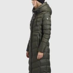 Bestpreis 🔥 Khujo INGRAM SHINE - Wintermantel - Dunkeloliv, Damen 🌟 -khujo Verkaufsladen 4de6c925944d48d590a362dac24851fe