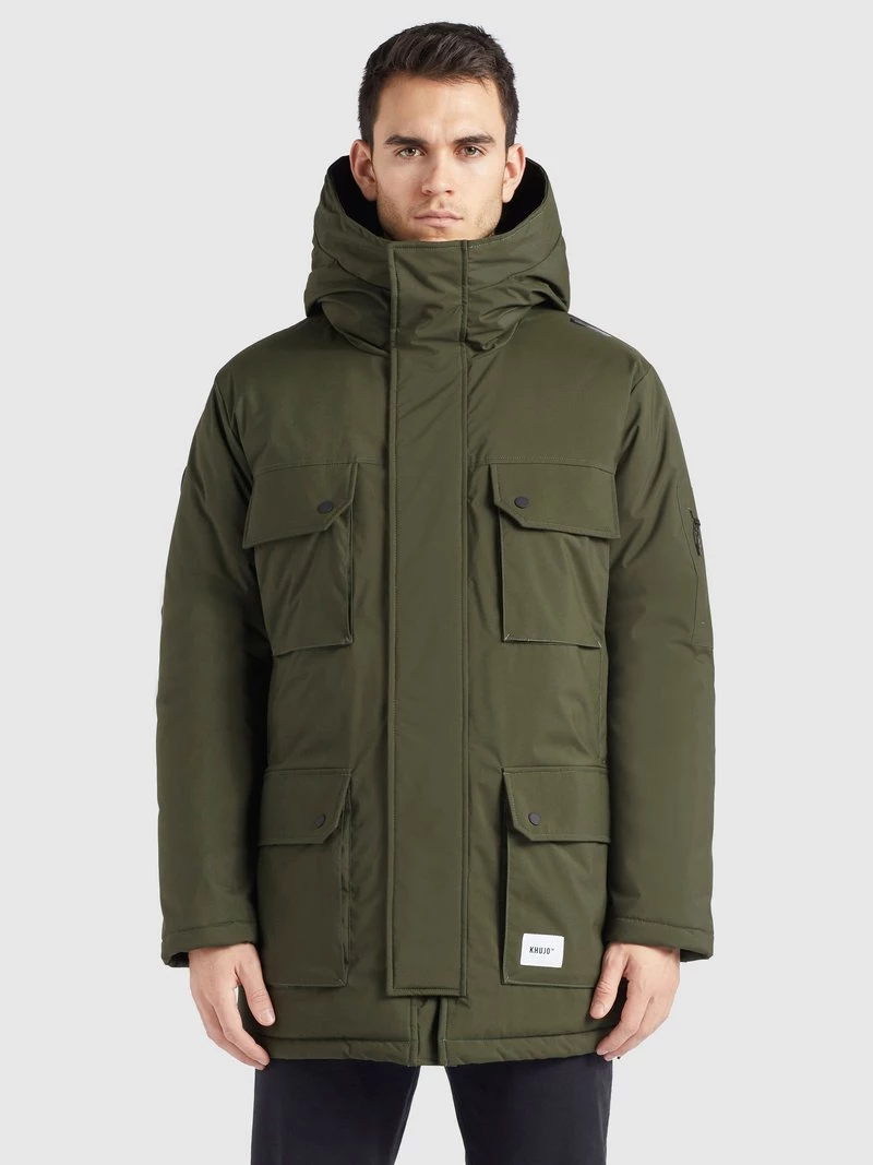 Billig 🌟 Khujo HAMLET - Winterjacke - Dunkeloliv, Herren 🧨 1 Billig 🌟 Khujo HAMLET - Winterjacke - Dunkeloliv, Herren 🧨