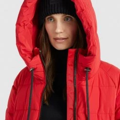 Coupon 🥰 Khujo LILENA - Winterjacke - Rot, Damen 🔔 -khujo Verkaufsladen 4e3915be081a42488c1aa01ad719646c