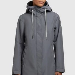 Bestes Angebot 🥰 Khujo ARTISA - Parka - Graublau, Damen 👏