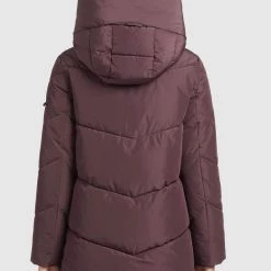 Bestes Angebot 👍 Khujo JORDIS - Wintermantel - Weinrot, Damen 🛒 -khujo Verkaufsladen 4ea80ea654b04b4c92736e1ddca38e3e