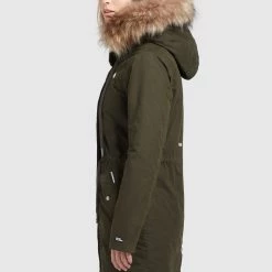 Coupon 🎁 Khujo CODISH - Wintermantel - Dunkelgrün, Damen 🧨 -khujo Verkaufsladen 4f06c93509294e53b24f26eff2aa7e75