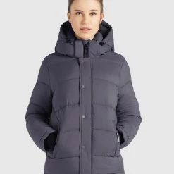 Aktion 💯 Khujo GERDA MATT - Winterjacke - Grau, Damen ❤️