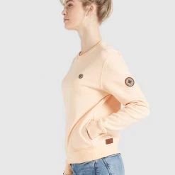 Brandneu ✔️ Khujo LISEL - Sweatshirt - Apricot, Damen 🤩 -khujo Verkaufsladen 50b32ebe42d64486a1584cde7a927a83