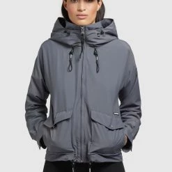 Top 10 👍 Khujo BLAIR - Übergangsjacke - Graublau, Damen ⭐