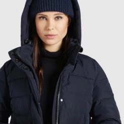 Top 10 😉 Khujo DELINAS2 - Wintermantel - Dunkelblau, Damen 😉 -khujo Verkaufsladen 52dac972b60e470b8969f63876a2d3e0