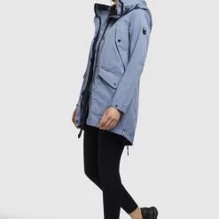 Brandneu 🤩 Khujo AIRA2 - Parka - Blau, Damen 💯 -khujo Verkaufsladen 5304b165907148e983caa6aefdcd1964