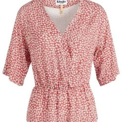 Aktion 🎉 Khujo RINALDA - Bluse - Rot Weiß Geblümt, Damen 🎉 -khujo Verkaufsladen 53348fedd0094f4083f75b84ef0dff49