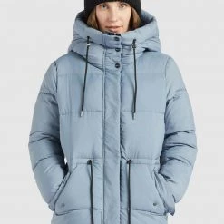 Am billigsten 😍 Khujo LEVIANI - Wintermantel - Hellblau, Damen 👏