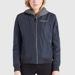 Coupon 🔔 Khujo LARIFA - Bomberjacke - Dunkelblau, Damen 😉