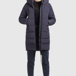 Blitzangebot 😀 Khujo NAVASSA - Wintermantel - Dunkelblau, Damen ❤️ -khujo Verkaufsladen 54eddaf0cec048fd9fe4b0d6003a90f8