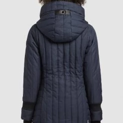 Top 10 🔔 Khujo JERRY PRIME5 STRUCTURED - Wintermantel - Dunkelblau, Damen 🔥 -khujo Verkaufsladen 5539e52a18fc49558e8c30212b8713cc