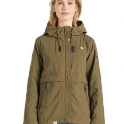 Budget 💯 Khujo ZAHIRA2 - Übergangsjacke - Khaki, Damen 🎁 -khujo Verkaufsladen 55492eea0f9d467bbb324e003e91f185