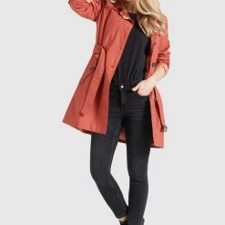 Bestes Angebot 🧨 Khujo AURORA - Trenchcoat - Rot, Damen 🥰 -khujo Verkaufsladen 5570ffccfa6a4137aaecddf2d40c5af9