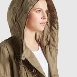 Aktion 😍 Khujo ZARIA - Parka - Army, Damen 💯 -khujo Verkaufsladen 55b678bc6b7f45d3910e9f3c19eb6ed9