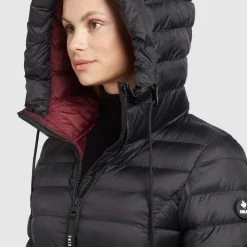 Aktion ✔️ Khujo MIMI SHINE - Wintermantel - Schwarz, Damen ❤️ -khujo Verkaufsladen 56110aff97c94d408c57f8244434f1ec