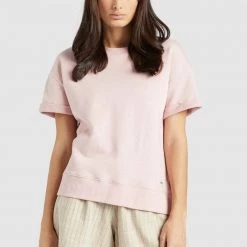 Auslauf 🌟 Khujo MALEA - T-Shirt Basic - Pink, Damen ✨