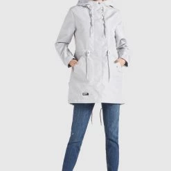 Bestpreis 🛒 Khujo EMURI - Parka - Light Grey, Damen 😉 -khujo Verkaufsladen 56a1adb01d884f2094e77b459ca96b48