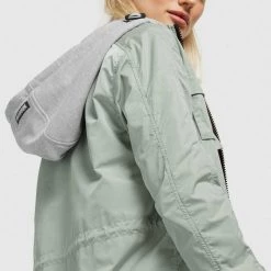 Auslauf 🥰 Khujo FLAMES - Leichte Jacke - Blassgrün, Damen 😍 -khujo Verkaufsladen 56dee82b9982443fa52ff00b41015822