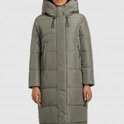 Budget 👏 Khujo SOULANI - Wintermantel - Mint, Damen 😉