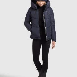 Aktion ❤️ Khujo ESILA - Winterjacke - Dunkelblau, Damen 🔥 -khujo Verkaufsladen 586e2097609341d0b06f2d33ab5a450c