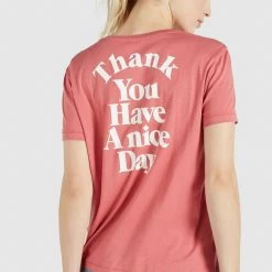 Bestes Angebot 👏 Khujo BANANI THANK YOU - T-Shirt Print - Rosa, Damen 🔔 -khujo Verkaufsladen 58bcd32339ce438fba9e97369c0fe1a3