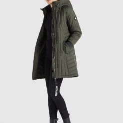 Brandneu ⌛ Khujo JERRY PRIME5 STRUCTURED - Wintermantel - Dunkeloliv, Damen 💯 -khujo Verkaufsladen 5b8733516f4b474ca8be42f304a9f8a8