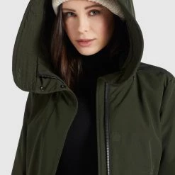 Blitzangebot 🔥 Khujo CHARLYN2 - Wintermantel - Dunkeloliv Polyester, Damen 🎉 -khujo Verkaufsladen 5bd535654053446284d3d3d5aeda9dfd