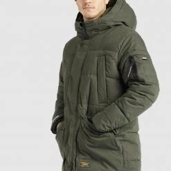 Brandneu 😀 Khujo SHANCK - Wintermantel - Dunkeloliv, Herren 👏 -khujo Verkaufsladen 5c018a83468e4801a818c67a87cb69e3