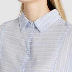 Aktion ✨ Khujo HINDE - Hemdbluse - Blue/white, Damen 🤩 -khujo Verkaufsladen 6125d839aa9e4ff1a3c3c8f909825636