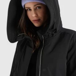 Bestpreis 🎉 Khujo MOGAMI - Winterjacke - Schwarz, Damen 😉 -khujo Verkaufsladen 61d6c1667b9043afaf0182db147ef76a