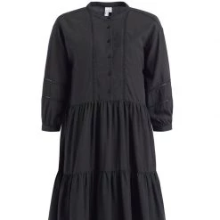 Coupon 💯 Khujo CREPES - Freizeitkleid - Schwarz, Damen 😀 -khujo Verkaufsladen 64954fae928a41148c4234b9c0dfd1b7