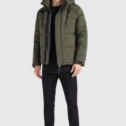Bestes Angebot 🔔 Khujo BUNKER - Winterjacke - Oliv, Herren 🔥 -khujo Verkaufsladen 650919f0028248df8bdf45973574ebcb