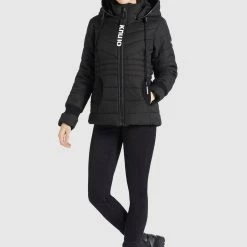Blitzangebot 🤩 Khujo STRUCTURED - Winterjacke - Schwarz, Damen ⭐ -khujo Verkaufsladen 65244021aa124b56a11aa09fc8a926ef