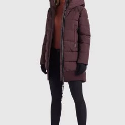 Blitzangebot 🔥 Khujo NAVASSA - Wintermantel - Weinrot, Damen 🔥 -khujo Verkaufsladen 6567d87556184dbda14f9f2db0324245