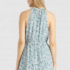 Neu 🥰 Khujo KELSA - Freizeitkleid - Blau Geblümt, Damen 👍 -khujo Verkaufsladen 667f25e3a2ce4919a6c732d33b2d979b