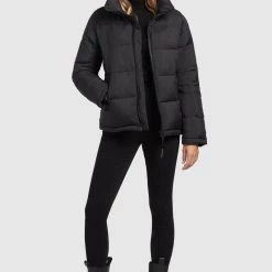 Brandneu 🤩 Khujo BLONDIE - Winterjacke - Schwarz, Damen ⌛ -khujo Verkaufsladen 66ae5005541f4219a09462ca792b69a5