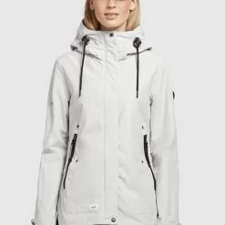 Bester Verkauf 👏 Khujo KAYA - Outdoorjacke - Hellgrau, Damen 👍
