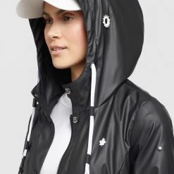 Schlussverkauf 💯 Khujo GLENNA - Regenjacke / Wasserabweisende Jacke - Schwarz, Damen 👍 -khujo Verkaufsladen 67802b720f8d42f79ec4dab971eee272