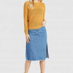 Rabatt 🎁 Khujo COSIMA - Strickpullover - Yellow, Damen ❤️ -khujo Verkaufsladen 678c8f9831da4849960c9b9b409ea815