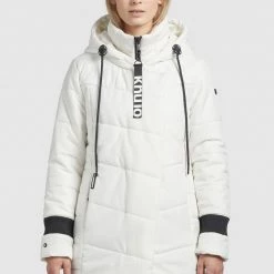 Beste Bewertungen von 🎉 Khujo ELVA STRUCTURED - Wintermantel - Naturweiß, Damen ❤️