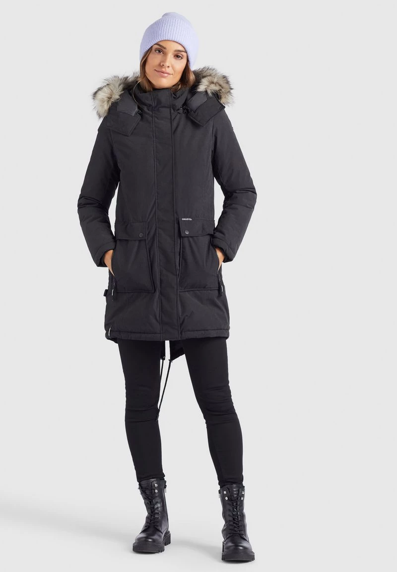 Brandneu 😀 Khujo ATHENA - Parka - Schwarz, Damen ⌛ 5 Brandneu 😀 Khujo ATHENA - Parka - Schwarz, Damen ⌛ – Bild 5