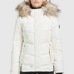 Bestes Angebot ✔️ Khujo WINSEN - Winterjacke - Naturweiß, Damen 💯