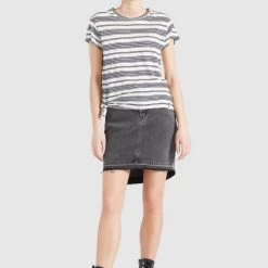 Bestes Angebot 👍 Khujo MATAMA - T-Shirt Print - Naturweiß-dunkelblau Gestreift, Damen 🤩 -khujo Verkaufsladen 6cc896291b1c45ba979c2bf1848c7950