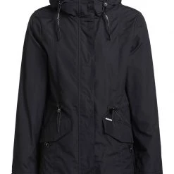 Bestes Angebot ⭐ Khujo FELINA - Regenjacke / Wasserabweisende Jacke - Schwarz, Damen 😀 -khujo Verkaufsladen 6ceb81fd4fc14330a2f0b36056eeaa7b