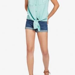 Auslauf 🌟 Khujo LANA - Hemdbluse - Turquoise, Damen 🌟 -khujo Verkaufsladen 6d01d4b66434486e973aabdace54e19e