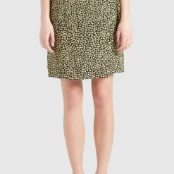 Blitzangebot 🥰 Khujo ARMATA - Wickelrock - Schwarz/gelb, Damen 🔥